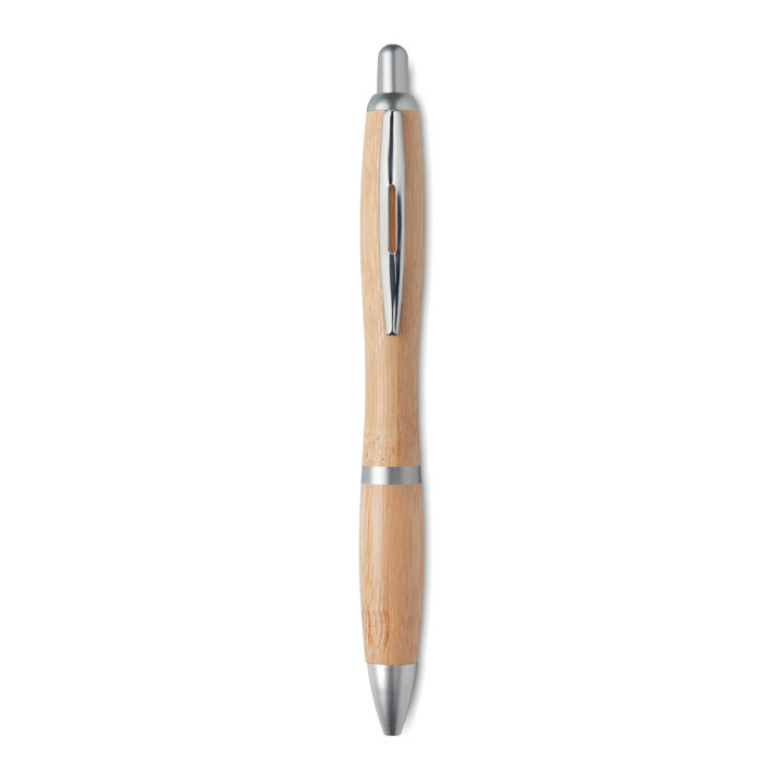 RIO BAMBOO · Stylo bille en ABS et bambou. MO9485-16