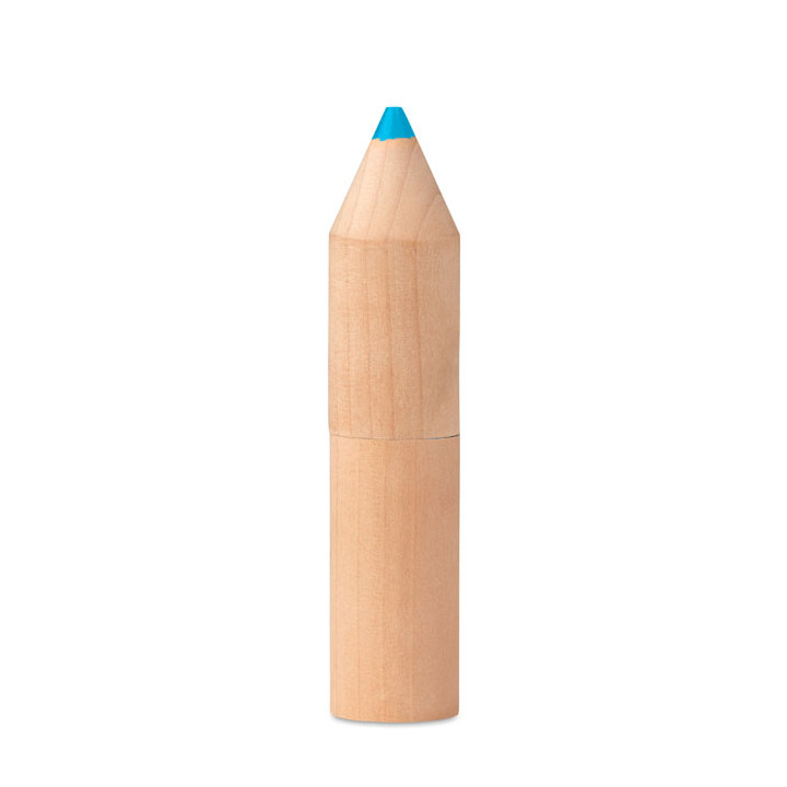 PETIT COLORET · 6 crayons dans un étui en bois MO9875-40