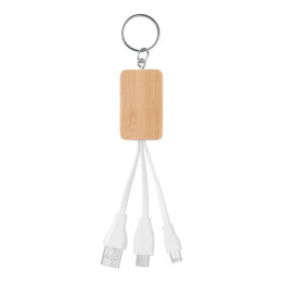 CLAUER · Câble Bambou 3 en 1 MO9888-40