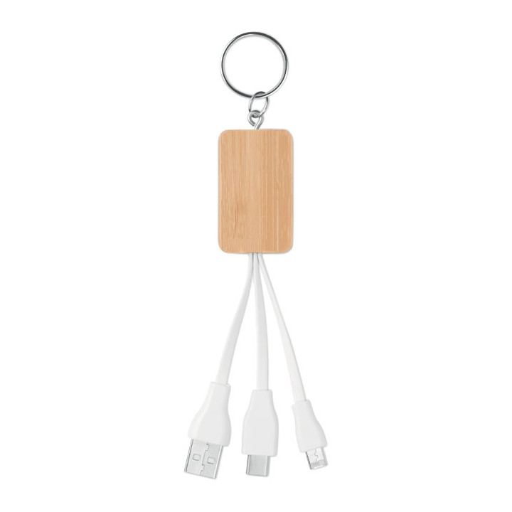 CLAUER · Câble Bambou 3 en 1 MO9888-40