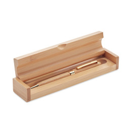 ETNA · Stylo bille coffret bambou MO9912-40