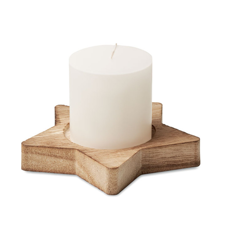 LOTUS · Bougeoir étoile avec bougie CX1481-40