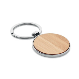 BALLARAT · Porte-clés rond métal bambou MO9948-40