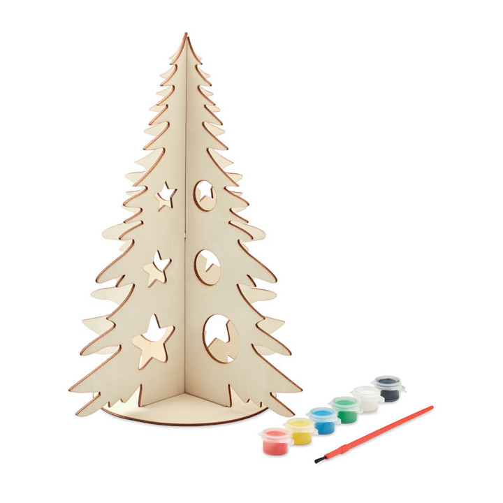 TREE AND PAINT · Sapin de Noël en bois CX1493-40