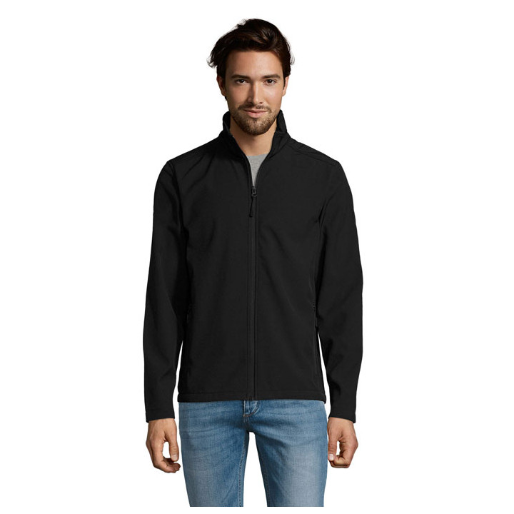RACE MEN · RACE MEN ZIPPÉE SOFTSHELL S01195-BK-3XL