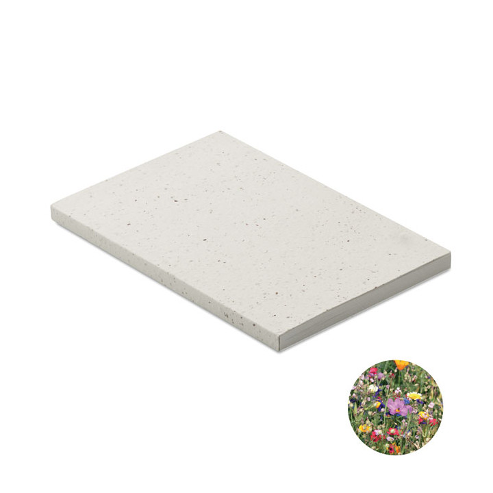 SEED BOOK · Carnet A5 couv. papier semence MO2082-06