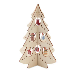 SILUETA · Décoration de sapin en bois CX1510-40