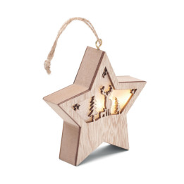 STARLIGHT · Suspension étoile MDF avec led CX1527-40