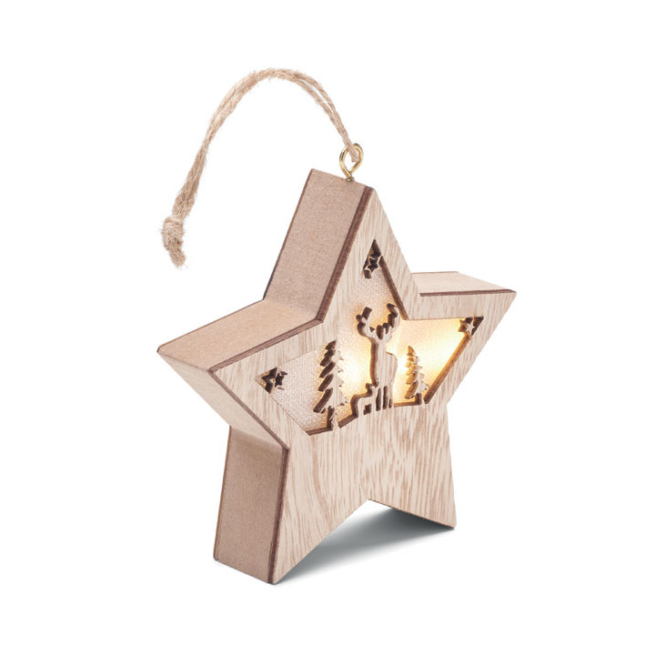 STARLIGHT · Suspension étoile MDF avec led CX1527-40