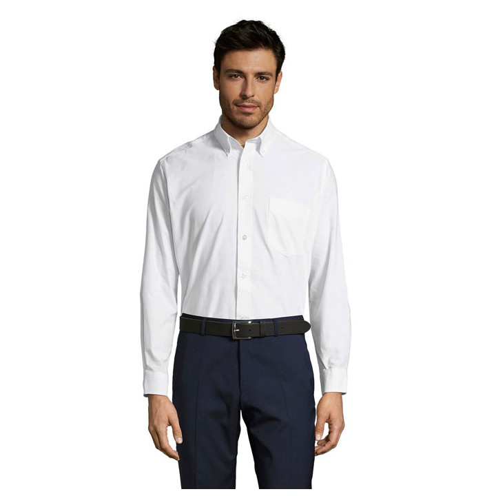 BOSTON · BOSTON CHEMISE HOMME OXFORD S16000-WH-3XL