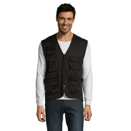 WILD · WILD GILET REPORTER POCHES S43630-BK-3XL