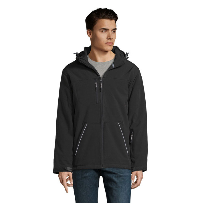 ROCK MEN · ROCK MEN PARKA SOFTSHELL S46604-BK-3XL