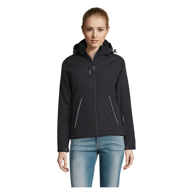 ROCK WOMEN · ROCK WOMEN PARKA SOFTSHELL S46804-BK-L