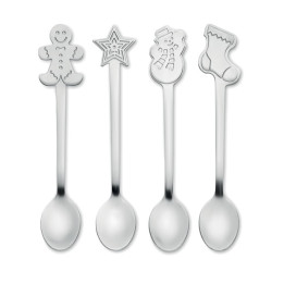 CHIP SET · Set 4 cuillères à thé de Noël CX1533-16