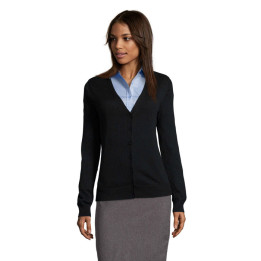 GOLDEN WOMEN · GOLDEN WOMEN GILET COL V S90012-BK-L
