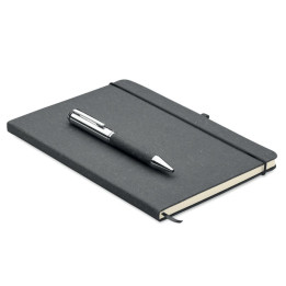 ELEGANOTE · Carnet en cuir recyclé et stylo MO2195-03
