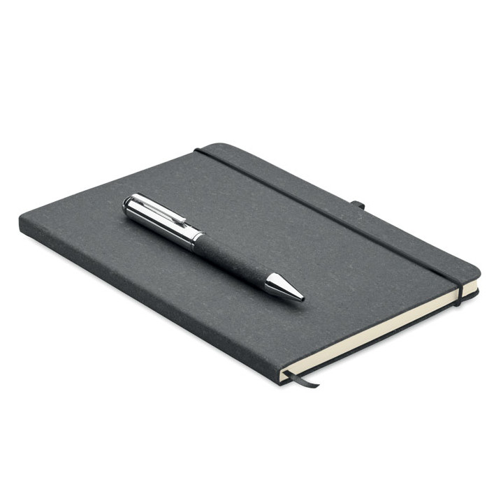 ELEGANOTE · Carnet en cuir recyclé et stylo MO2195-03