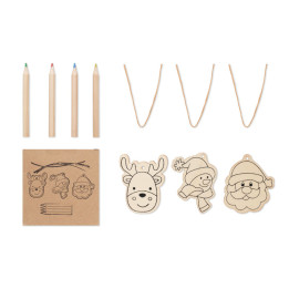FUNCOOL · Décorations en bois à dessiner CX1535-40