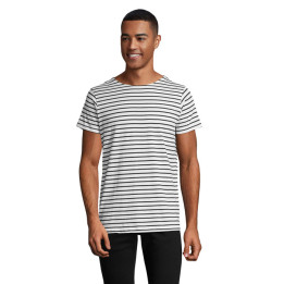 MILES MEN · MILES MEN T-SHIRT RAYE S01398-NW-3XL