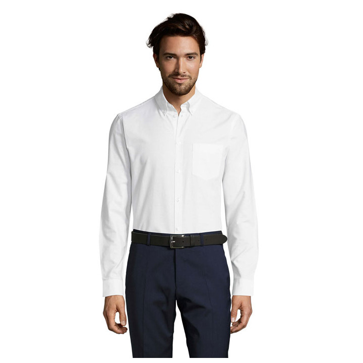 BOSTON FIT · BOSTON FIT CHEMISE OXFORD S02920-WH-3XL