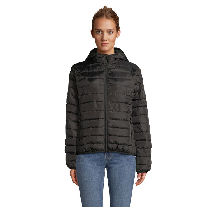 STREAM HOODED WOMEN · STREAM HOODED WOMEN PARKA S04445-BK-L